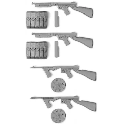 £17.09 • Buy SOL RESIN FACTORY, Cat.no.MM374, U.S. Thompson M1928 A1 X 4, SCALE 1:16