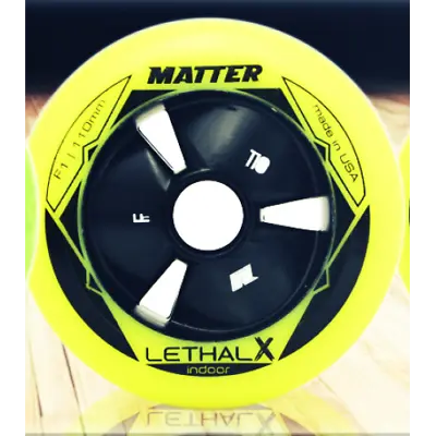 Matter Lethal X Indoor Inline Speed Wheels 100mm 125mm • $10