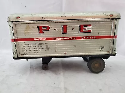 Vintage P.I.E Pacific Intermountain Express Toy Metal Trailer Japan Ships Free • $39.95