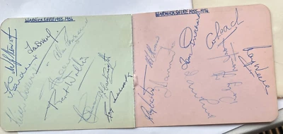 £20.99 • Buy Warwickshire / Worcestershire / Sussex   Ccc  - Cricketers - Autographs - 1950's