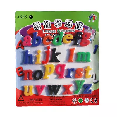 1 Set Refrigerator Magnet Exquisite Removable Magnetic Learning Alphabet Letters • £3.49