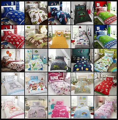 New Kids Duvet Sets Girls Boys Quilt Cover Bedding Childrens Christmas Gifts • £13.94