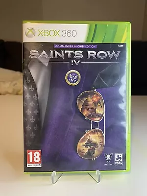 Saints Row IV 4 : Commander In Chief Edition - XBOX 360 Complete W/ Manual - PAL • $10.99