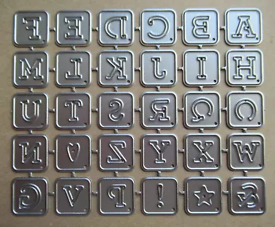 30 Piece Capital Letters Alphabet Metal Die Cutter • £4.25