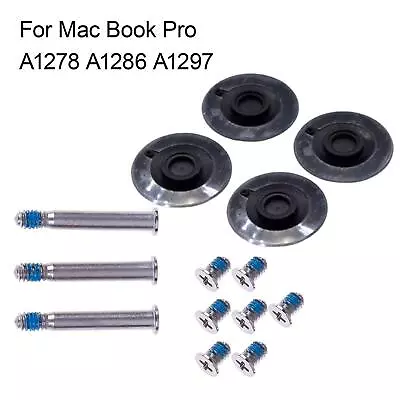 4x Bottom Case Rubber Feet With Screws Set Non-Slip Repair For MacBook Pro • £5.46