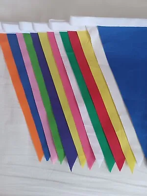 Rainbow Fabric Bunting • £1.50