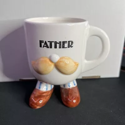 Enesco 1979 FATHER W/mustache 16 Oz Coffee Or Tea Cup Original Owner Ex • $15