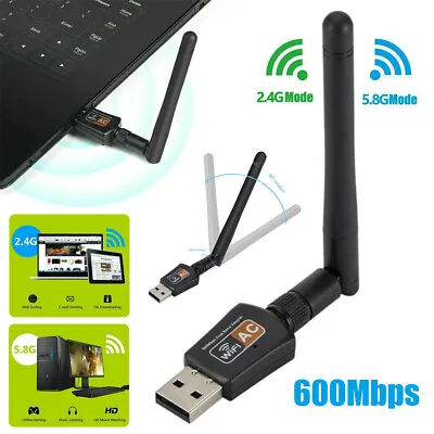 USB WiFi Range Extender Internet Signal Booster Wireless Repeater 600Mbps • £10.99