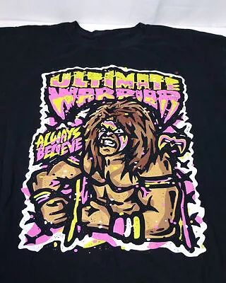 Ultimate Warrior Always Believe Black Unisex Cotton Tee All Size S To 5XL • $22.99