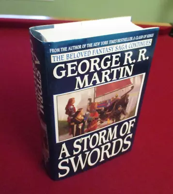 A Storm Of Swords By George R.R. Martin (2000) 1st Printing Hardcover Novel • $40