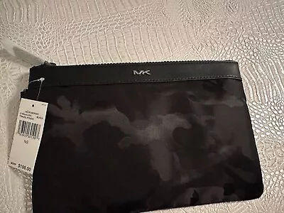 Michael Kors Black Camo Wristlet Travel Bag New With Tags • $49.99