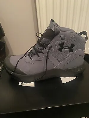 Under Armour Men's UA Micro G Valsetz Mid Leather Waterproof Tactical Boots NEW • £85