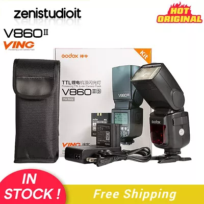 $170 • Buy US Godox V860II-S TTL HSS 2.4G Li-ion Camera Flash Speedlite Fr Sony A58 A99 A7r