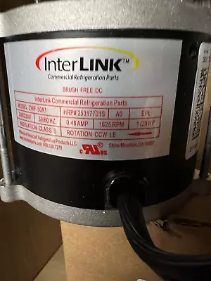 Interlink Heatcraft Motor Hrp25317701s-zwf-50a1-208/230v-1/20hp-50/60hz-new • $349.99