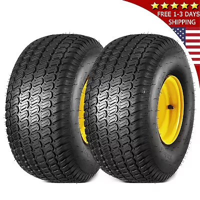 2PC 20x8-8 20X8.00-8 Turf Tractor Lawn Mower Tires With Rim Wheel 4Ply 3/4  Bore • $148.99