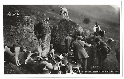 Vintage Unused RP Postcard Blencathra Fox Hounds Hunting Lake District Cumbria • £5