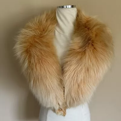 $94.99 • Buy Genuine Vintage Plush Red Fox Fur Luxury Stole Or Collar