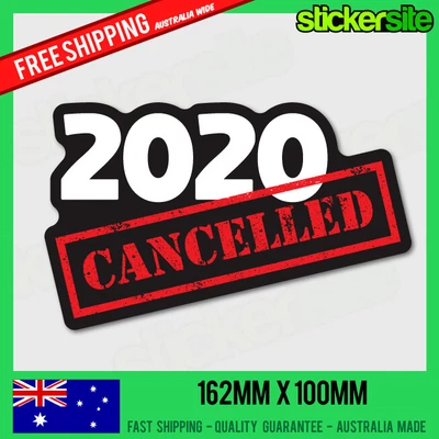 $2.95 • Buy 2020 CANCELLED Sticker Decal - Sticker JDM Illest FUNNY JOKE