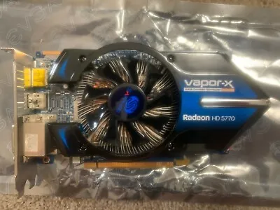 Sapphire Vapor-X AMD Radeon HD 5770 1GB GDDR5 PCIe Video Card 288-7D132-000SA !! • $34.95