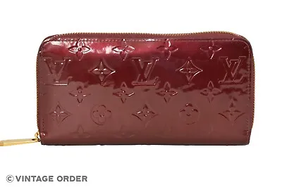 Louis Vuitton Bordeaux Vernis Zippy Wallet Round Zip Wallet M93522 - YI00330 • £154.42