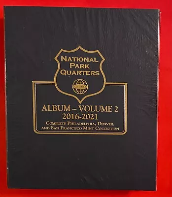 National Park Quarters P-D&S Mints Whitman Classic Coin Album #3059  Vol. 2 • $39.95