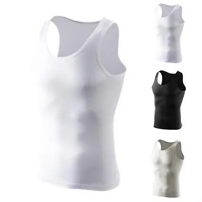 Stay Stylish And Comfortable With Our Men's Gym Singlet Y Back Tank Top • $14.48