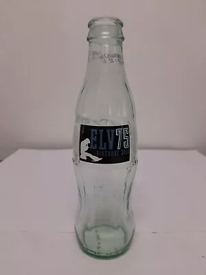 ELVIS 75TH BIRTHDAY COKE BOTTLE EMPTY No Top • $20