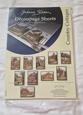 Joanna Sheen - Country Cottages - Pack Of 11 A4 Decoupage Sheets • £3.50