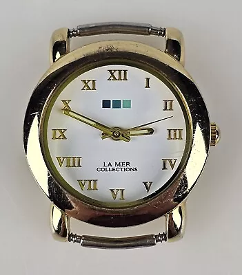 LA Mer Collections Martine Ilana Gold Tones Numerals Wristwatch Tested Working • $11.95