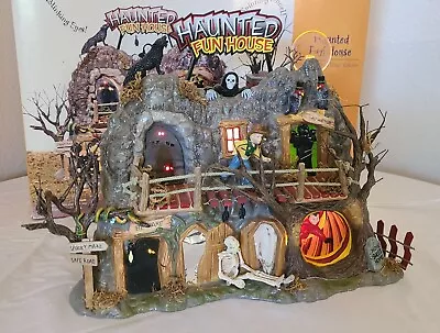 Department 56  Haunted Fun House  Snow Village Halloween 2001 • $49.86