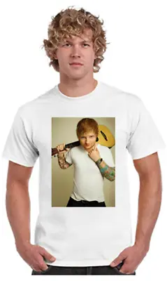 Ed Sheeran Gildan T-Shirt Gift Men Unisex SMLXL2XL Plus Black Cotton Bag • £10.99