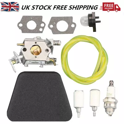 £16.36 • Buy UK Carburetor Fuel Filter Kit For McCulloch Mac 333-335-338-435-436-438 Chainsaw