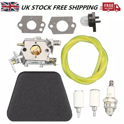 UK Carburetor Fuel Filter Kit For McCulloch Mac 333-335-338-435-436-438 Chainsaw • £15.96