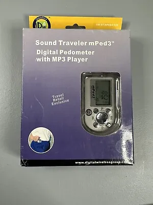 D&W Sound Traveler MPed3 Digital Pedometer With MP3 Player New Old Stock • $19.99