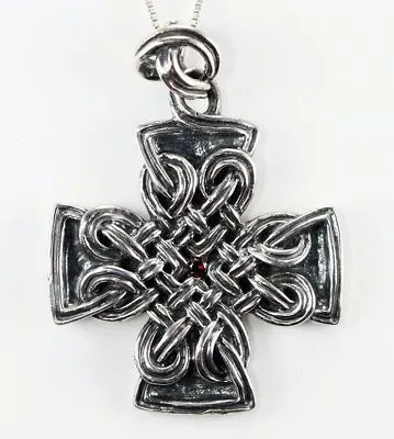 Vintage Sterling Silver Cross Pendant • $340