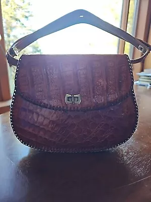 Vintage Genuine Alligator Purse/Handbag In Rough Shape! • $10