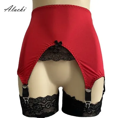 Alacki 6 Claws Floral Lace Patchwork Garter Blet High Waist Pull On Girdle • $17.10