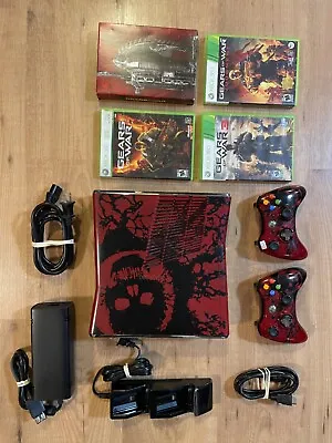$133.46 • Buy Gears Of War Edition Xbox 360 320GB Red System Console Controller Issues READ