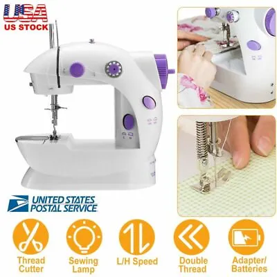 Electric Sewing Machine Portable Crafting Mending Household Machine 2-Speed Mini • $25.24