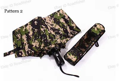 $22.79 • Buy Camo Camouflage Umbrella Sun Protection Anti-UV Compact Folding Travel Umbrella 