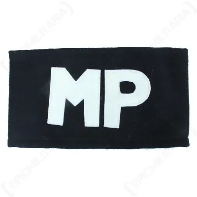 £12.45 • Buy AMERICAN MP ARMBAND - Repro US Military Police Army Costume Uniform Black White