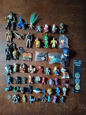 Miscellaneous Small 50+ Toy Figure Lot Harry Potter Trolls Dc Micro Machines • $19.99