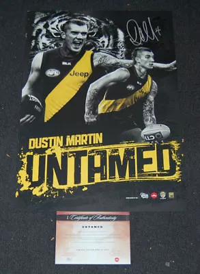 $29.95 • Buy Dustin Martin Richmond Tigers Signed Untamed Afl Limited Edition Print Brownlow