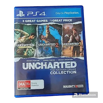 Ps4 Uncharted - The Nathan Drake Collection- FREE POSTAGE • $14