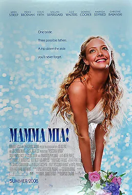  MAMMA MIA! ..Meryl Streep Colin Firth Classic 2008 Movie Poster Various Sizes • £4.49