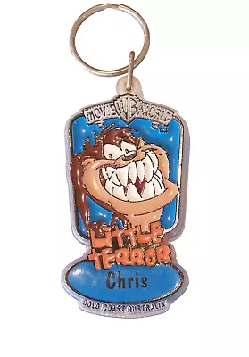 Vintage Warner Bros Movie World Little Terror Chris Souvenir Key Chain Keyring • $19