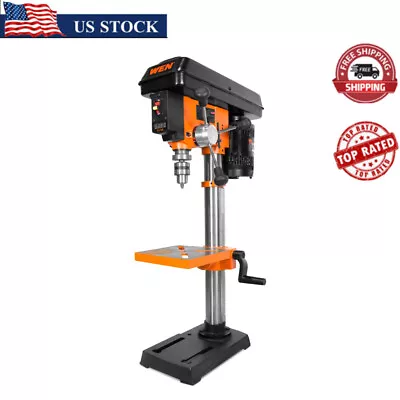 5-Amp 10-inch Variable Speed Cast Iron Benchtop Drill Press W/ Laser Digital LED • $201.14