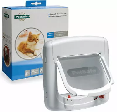 £35 • Buy PetSafe 400EF Magnetic 4-Way Locking Cat Flap, White
