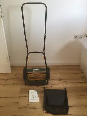 £20 • Buy B & Q  30cm Cylinder Hand Push Manual Cylinder  Lawn Mower With Grass Catcher.
