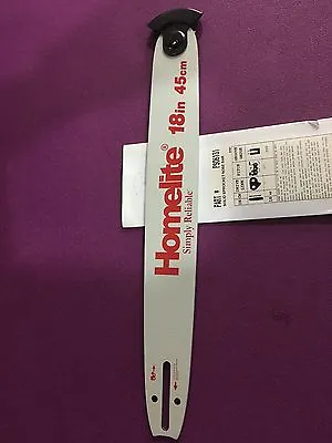 18  OEM HOMELITE CHAINSAW GUIDE BAR PS06131 .325 Pitch .050 Gauge 72 Link NEW • $20